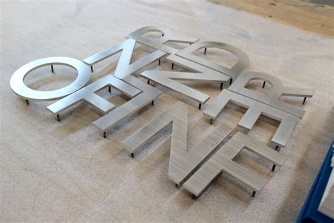 custom cut aluminum letters